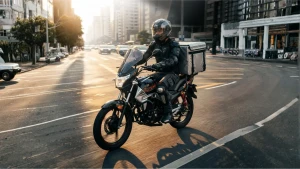 Courier Delivery Bike